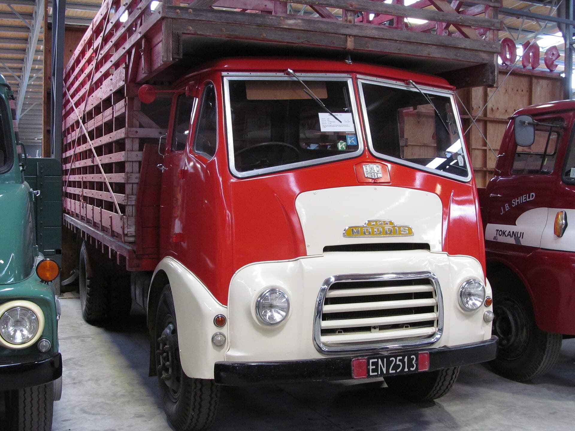 Morris FE 701 with a BMC diesel, preserved at an Invercargill museum.