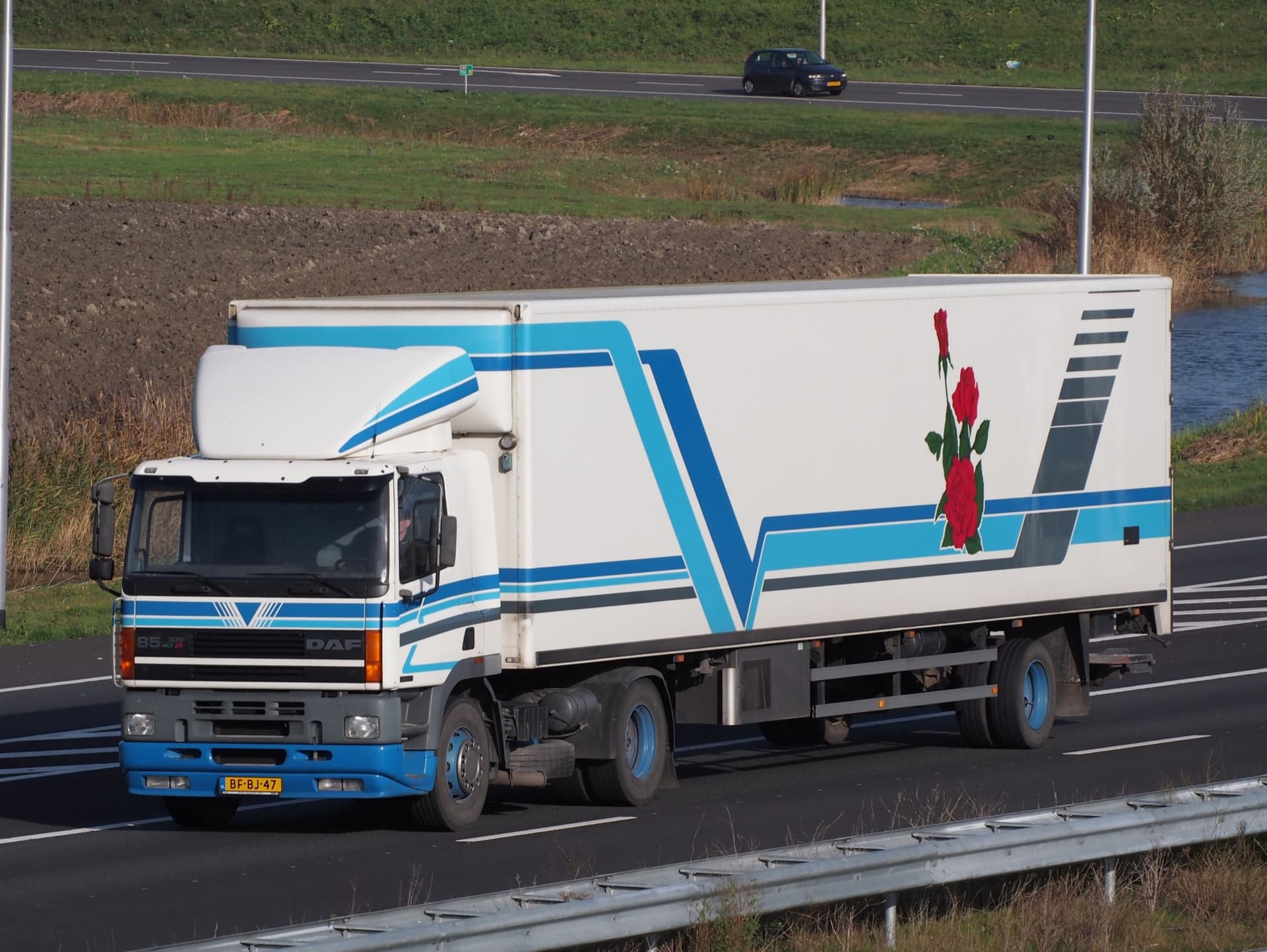 Photographed on the A4 near Hoofddorp, the Netherlands.