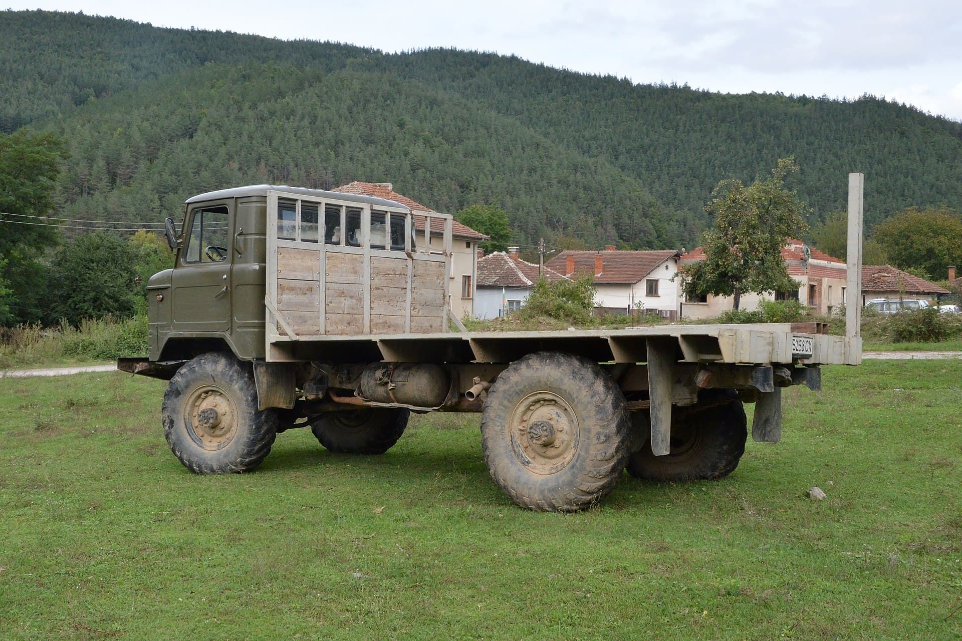 GAZ-66 truck in Vrachesh, Botevgrad municipality, Bulgaria 04