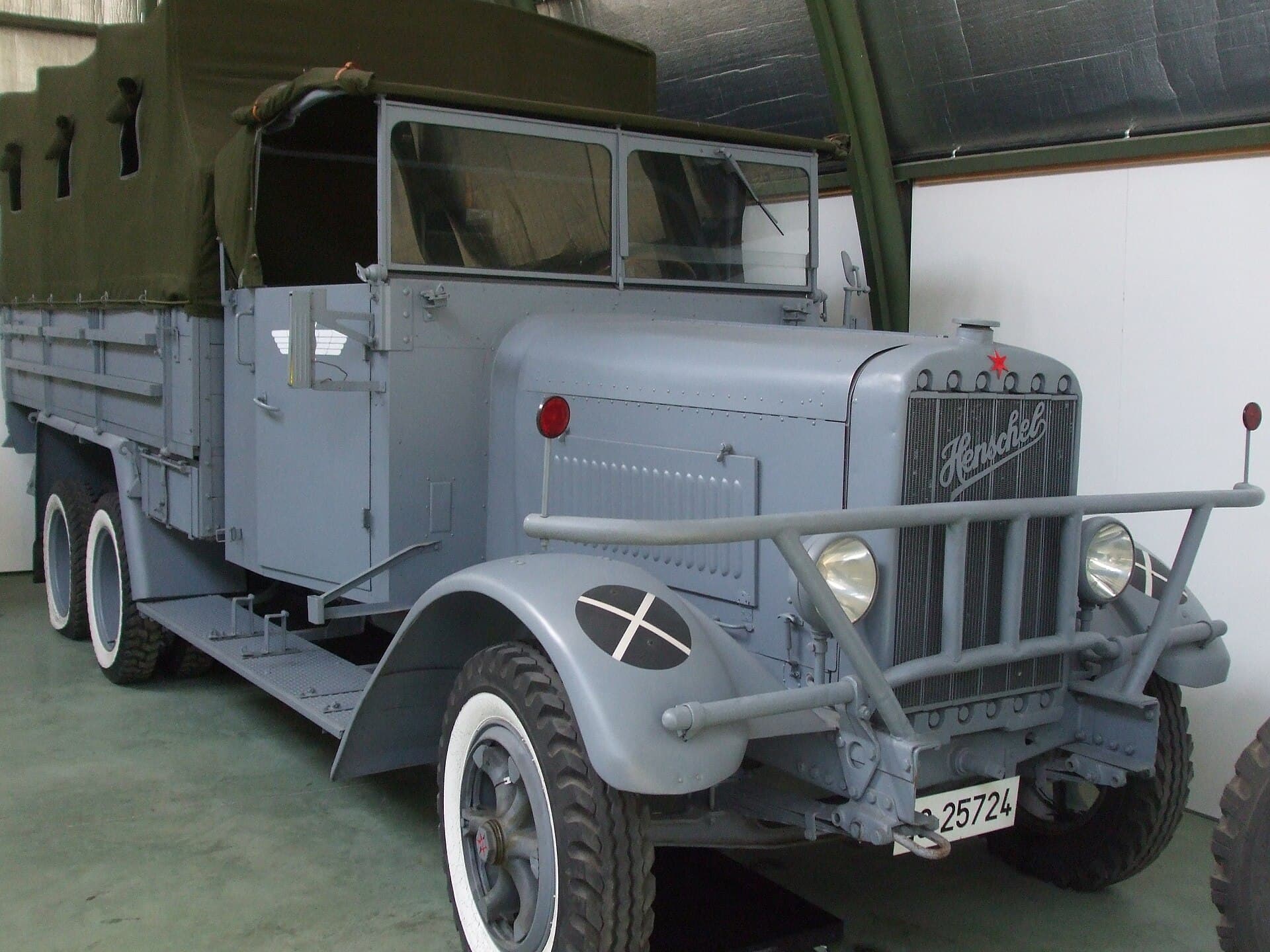Henschel 33 G1 truck preserved in Legion Condor markings
