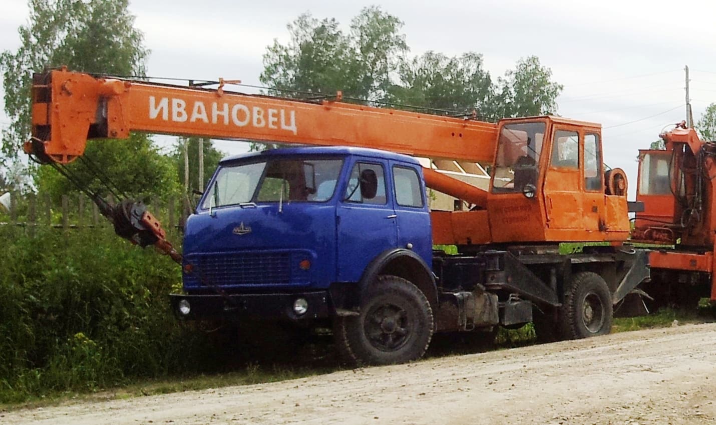 MAZ-5335 based crane truck