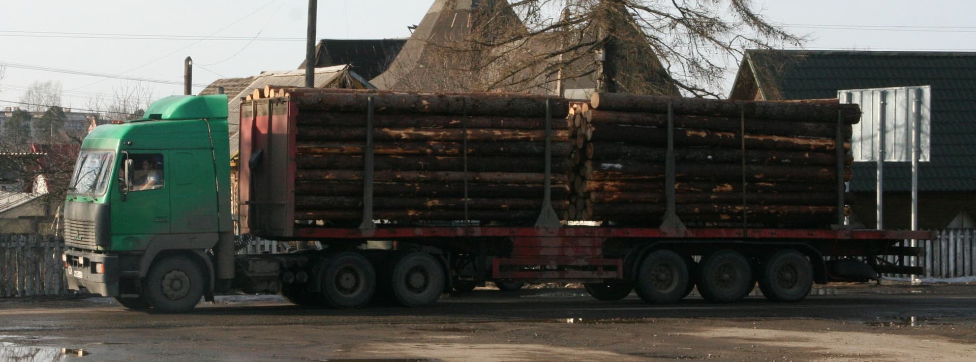 MAZ-6430 Timber truck