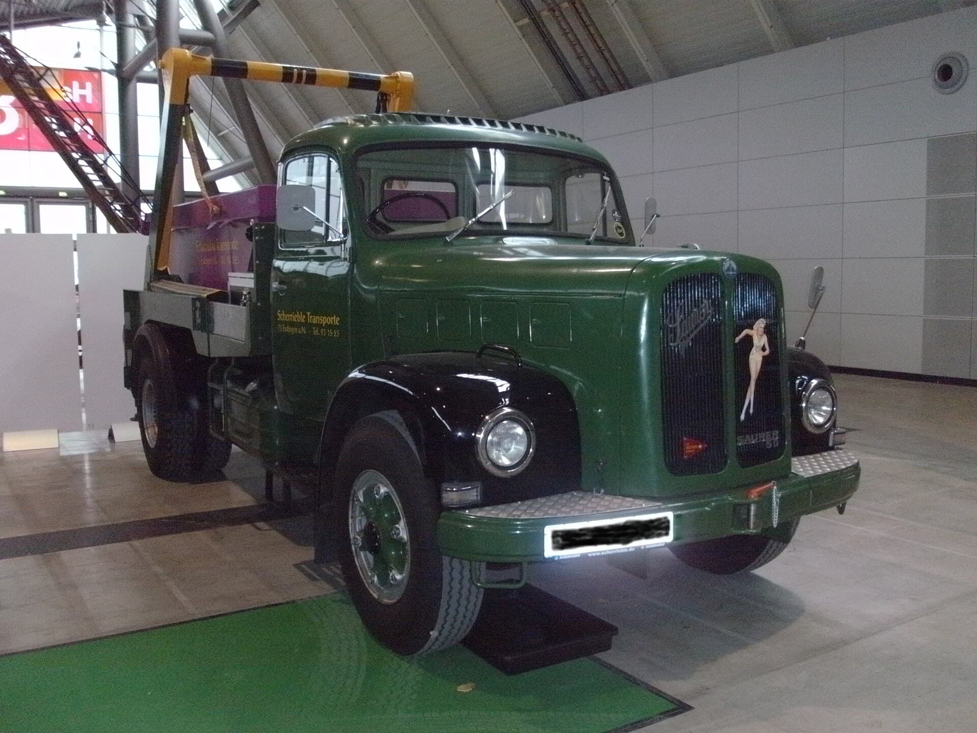 Preserved Saurer 5D recovery truck