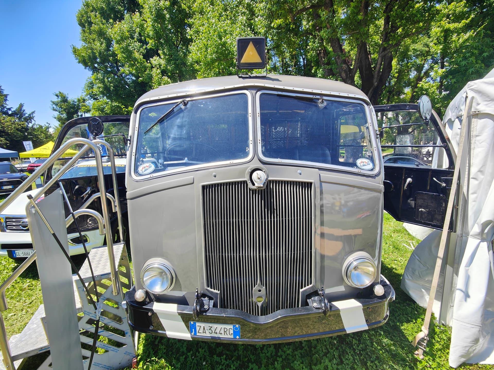 1947 Fiat 666 N7 displayed in Vercelli in 2024