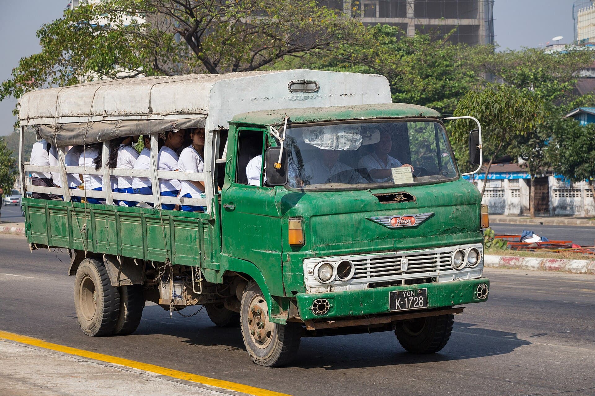 First-generation Hino Ranger in Yangon