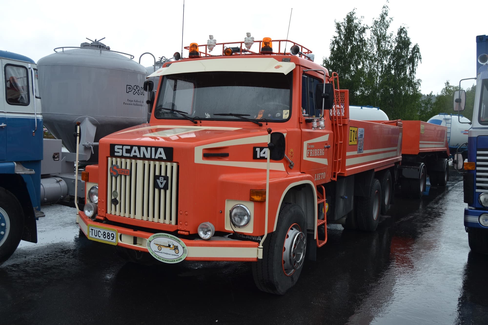Scania LS 141 S antique truck in Jyväskylä